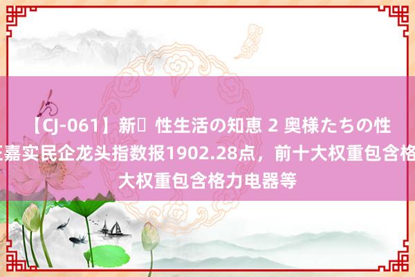 【CJ-061】新・性生活の知恵 2 奥様たちの性体験 中证嘉实民企龙头指数报1902.28点，前十大权重包含格力电器等