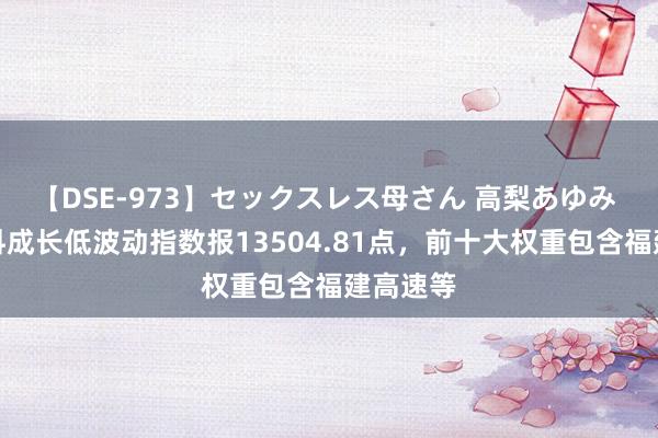 【DSE-973】セックスレス母さん 高梨あゆみ 中证质料成长低波动指数报13504.81点，前十大权重包含福建高速等