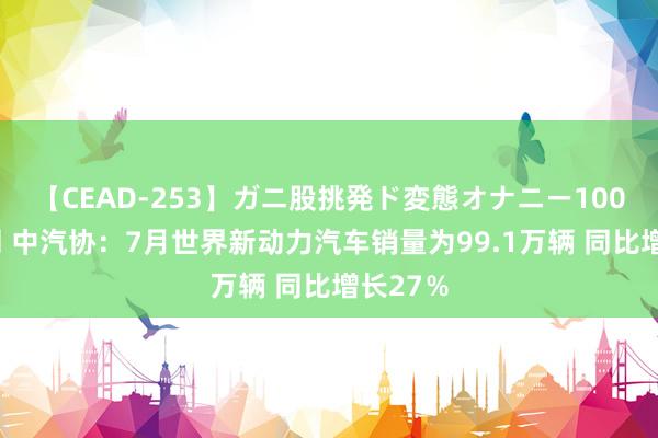 【CEAD-253】ガニ股挑発ド変態オナニー100人8時間 中汽协：7月世界新动力汽车销量为99.1万辆 同比增长27％