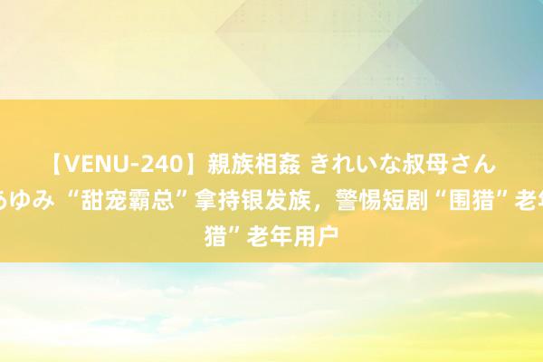 【VENU-240】親族相姦 きれいな叔母さん 高梨あゆみ “甜宠霸总”拿持银发族，警惕短剧“围猎”老年用户