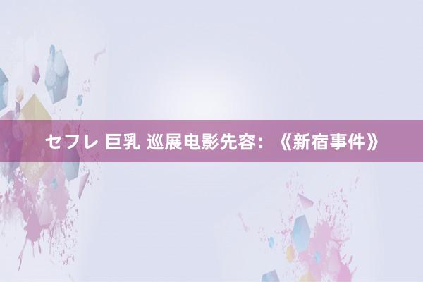 セフレ 巨乳 巡展电影先容：《新宿事件》